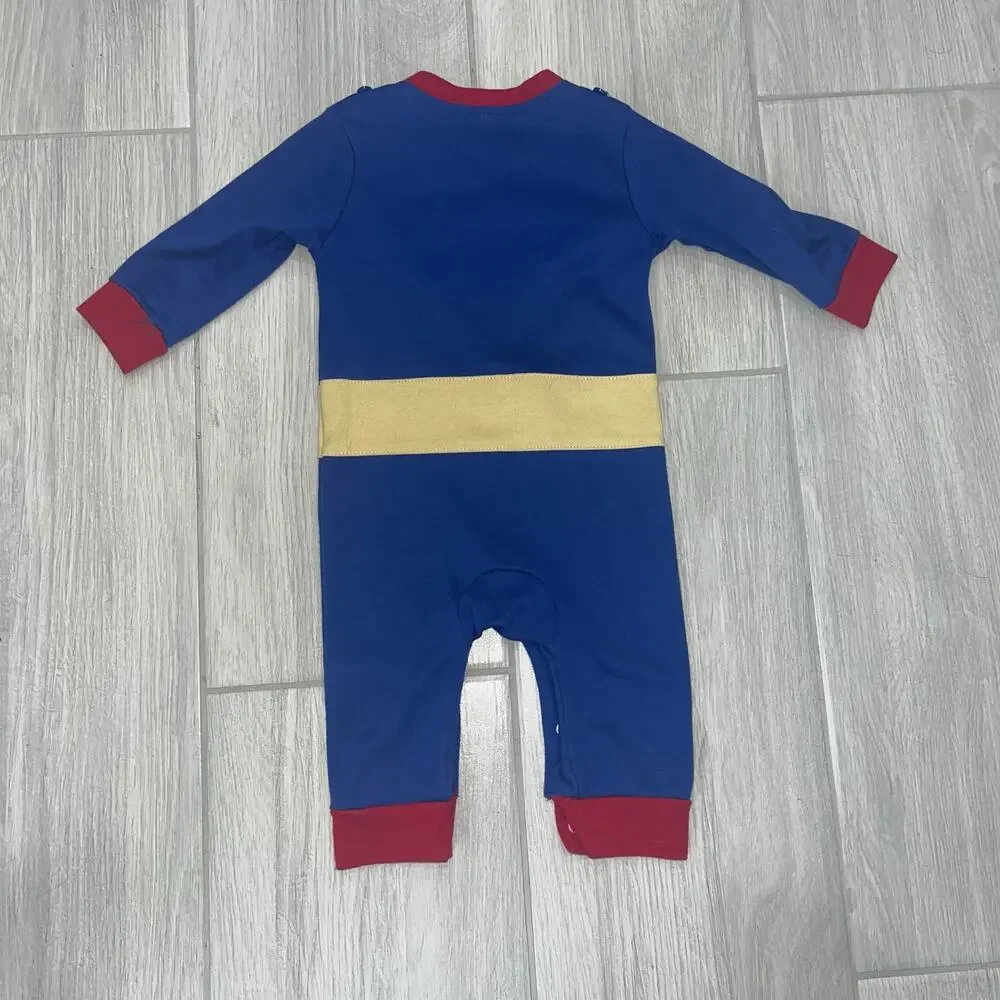 DC Comics Superman Boys 3-6M One Piece Romper